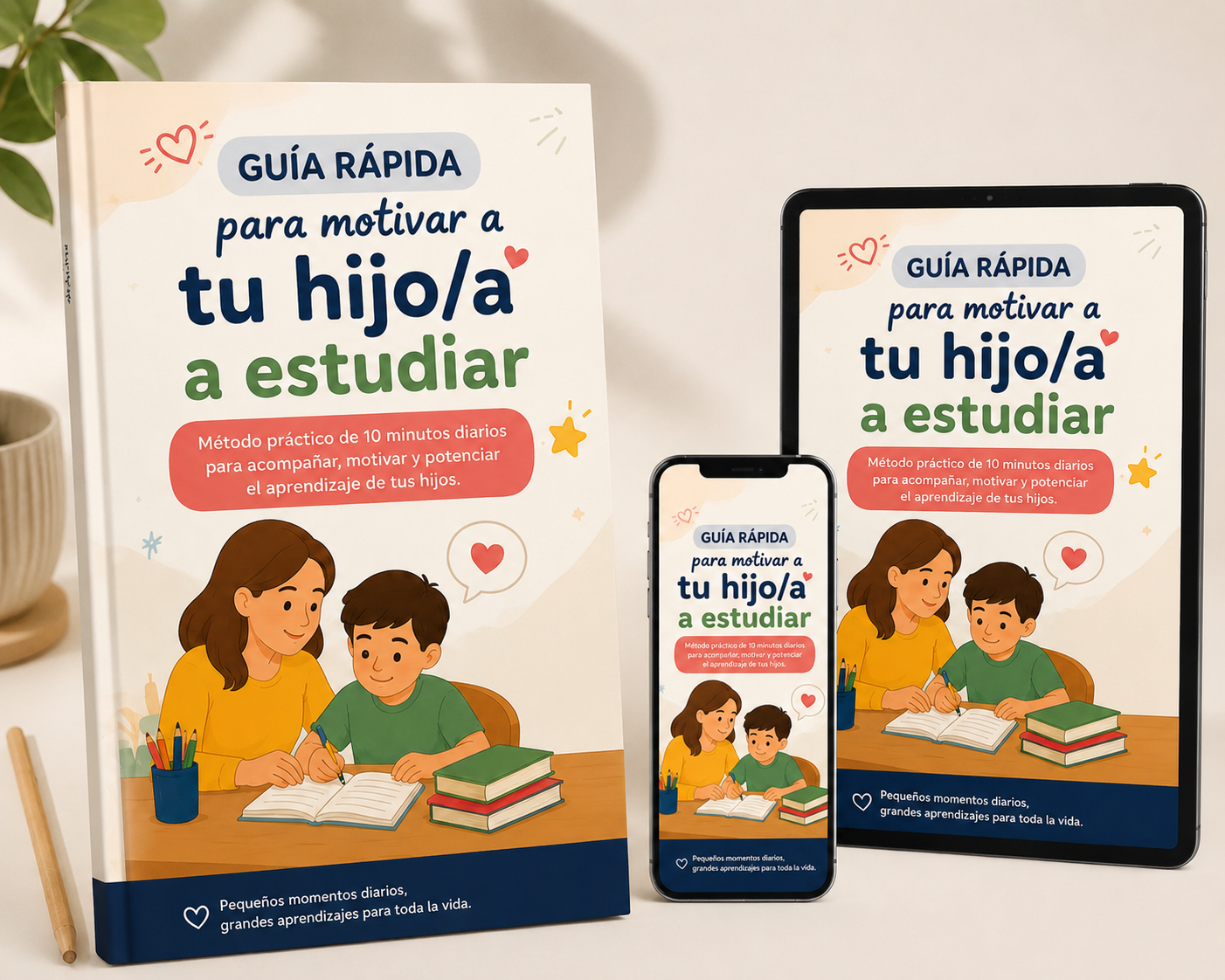 Guía rápida para motivar a tu hijo/a a estudiar | Método práctico de 10 minutos diarios